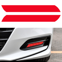 2 pièces avant antibrouillard lampe couverture autocollant teinte réfléchissante pour Honda Accord 2018-2020
