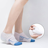 2 pièces blanc 3 cm semelles surélevées pour hommes femmes respirant silicone talon pad insérer Anti-fissure pied protec