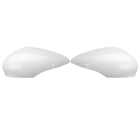 2 pièces blanc aile de porte couvercle de rétroviseur vue arrière gauche côté droit pour Ford Fiesta MK7 2009-2015