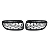 2 pièces calandre avant brillant noir diamant météore pour BMW E92 E93 2010-2015 R