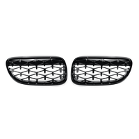 2 pièces calandre avant brillant noir diamant météore pour BMW E92 E93 2010-2015 R