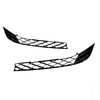 2 pièces couverture de calandre inférieure de pare-chocs avant Type-R Style pour Honda Civic 2019-2020