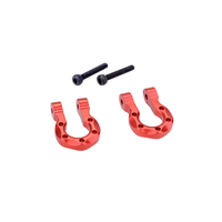 2 pièces crochet de remorquage de remorque en métal pour pare-chocs avant arrière pour camion sur chenilles TRX4 SCX10 1
