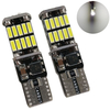 2 pièces DC 12V W5W T10 LED ampoule côté voiture marqueur largeur indicateur 480LM 6500K lumière blanche pour Volkswagen