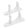 2 pièces de remplacement de gâche de verrouillage de porte en plastique pour réfrigérateur Frigidaire 131763302 AP450827
