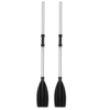 2 pièces en aluminium bateau avirons pagaie Double têtes conception connectée pour la pêche nautique