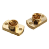 2 pièces en laiton T8 pas décrou de vis mère pas 2mm pour pièce dimprimante 3D de moteur pas à pas