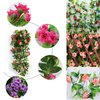 2 pièces en plastique artificiel Rose fleur vignes guirlande maison jardin décoration