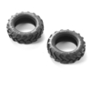 2 pièces FMS FCX24 12401 POWER WAGON 1/24 RC voiture pneus de rechange boueux C3040 véhicules modèles pièces