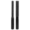 2 pièces fraise diamant routeur bits noir brasé droit tige pour Quartz pierre marbre couture outils de coupe