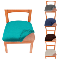 2 pièces housses de chaise élastiques chaises de salle à manger protecteur siège housse de meubles de bureau à domicile