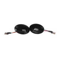 2 pièces indicateur latéral noir dynamique LED répéteur lumière pour Ford Transit Tourneo Fiesta Ka Mondeo