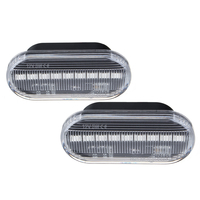 2 pièces LED clignotants latéraux clignotants lentille claire pour VW Golf MK4 97-05 Bora