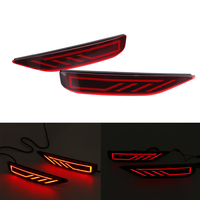 2 pièces LED feu de freinage pare-chocs arrière lampe DRL 12V pour Mitsubishi Xpander 2017-2019
