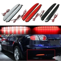 2 pièces LED pare-chocs arrière frein arrière arrêt de course clignotant clignotant pour Mazda 6 03-08