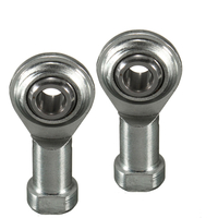 2 pièces M6 x 1mm filetage à droite extrémité de tige roulement à billes 6mm filetage femelle Joint roulement à billes