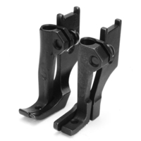 2 pièces Machine à coudre noire droite gauche Double pied-de-biche pieds pour Juki DNU241 DNU-1541