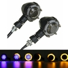 2 pièces moto qui coule de leau LED clignotant clignotant lumière clignotant lampe accessoires