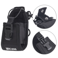 2 pièces MSC-20B Radio bidirectionnelle étui pour Baofeng talkie-walkie UV-5R UV-82 UV9R Plus UV-888S pour Motorola HT75