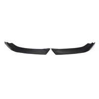 2 pièces noir mat Kit de carrosserie de pare-chocs avant tabliers de séparation pour Honda Civic berline 4DR 2016-2018