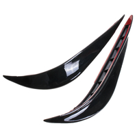 2 pièces noir universel voiture Auto véhicule avant pare-chocs coin protecteur lèvre garde