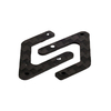 2 pièces OMPHOBBY M2 V1 RC pièces dhélicoptère en Fiber de carbone cadre principal panneau de support arrière