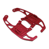 2 pièces palette de volant de voiture étendre le remplacement du levier de vitesses rouge pour VW GOLF GTI R GTD GTE MK7