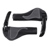 2 pièces poignées de guidon de vélo accessoires de vélo de montagne verrouillables ergonomiques