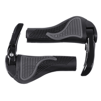 2 pièces poignées de guidon de vélo accessoires de vélo de montagne verrouillables ergonomiques