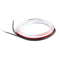 2 pièces porte de voiture ouverte avertissement LED bande lumineuse clignotant sécurité anti-collision