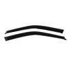2 pièces pour Honda Civic 2DR coupé 1998-2000 Mugen Style 3D ondulé noir en plastique extérieur visière évent stores fen