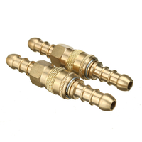 2 pièces raccord pneumatique en fer tuyau dair tuyau compresseur connecteur à dégagement rapide raccords de ligne d