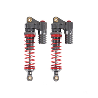 2 pièces RBRC 1/10 de rechange en métal rempli dhuile amortisseur amortisseur RC voiture véhicules modèle pièces