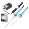 2 pièces stylo coupe-polystyrène électrique coupe-fil chaud Styro mousse coupe outils de coupe