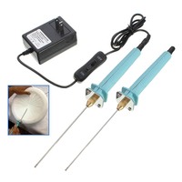 2 pièces stylo coupe-polystyrène électrique coupe-fil chaud Styro mousse coupe outils de coupe