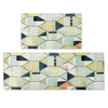 2 pièces tapis de cuisine tapis de cuisine antidérapants et tapis pour salon balcon couloir tapis tapis ensemble décor m