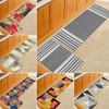 2 pièces tapis de sol de cuisine tapis antidérapant salon tapis de porte lavable ensemble
