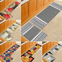2 pièces tapis de sol de cuisine tapis antidérapant salon tapis de porte lavable ensemble