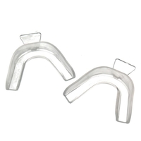 2 pièces Transparent garde de nuit blanchiment des dents meulage bouche plateaux bouclier gomme équipement dentaire