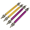 2 pièces universel réglable avant arrière amortisseur à lèvres Splitter Rod Strut Tie Bar Support