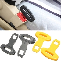 2 pièces universelles de sécurité de voiture boucles de ceinture de sécurité alarme Bleep Stopper Canceller Clip jaune n