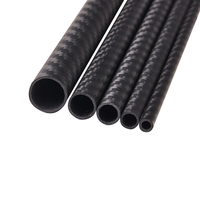 2 pièces URUAV 3K Tube en Fiber de carbone 300mm pour avion Quadricoptère Drone multirotor bricolage modèle Langing gear
