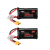 2 pièces URUAV VTC5 14.8V 2500mAh 15/30C 4S Li-ion longue portée Batterie prise XT60 pour Drone de course FPV