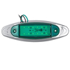 2 pièces vert 24 V LED feu de position latéral Flash stroboscopique lampe davertissement durgence pour bateau