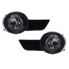 2 pièces voiture pare-chocs avant feux de brouillard lampes grilles avec faisceau de câbles couvre pour Toyota Highlande
