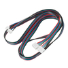 2 pièces XH2.54 Terminal Terminal blanc à Double extrémité 1M 4pin-6pin câble de connexion de moteur pas à pas pour pièc
