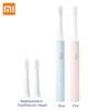 2 pièces Xiaomi Mijia T100 brosse à dents électrique sonique Mi brosse à dents intelligente Colorful USB rechargeable IP