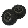 2 pièces Xinlehong Q901 Q902 Q903 1/16 RC Voiture Pneus Jantes QZJ01 Voiture Véhicules Modèle Pièces