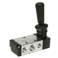 2 Position levier valve pt main 5 port de 1/4 de pouce actionné commande vanne pneumatique 4h210-08