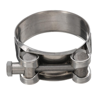 2 pouces 51mm collier déchappement en acier inoxydable moto universel